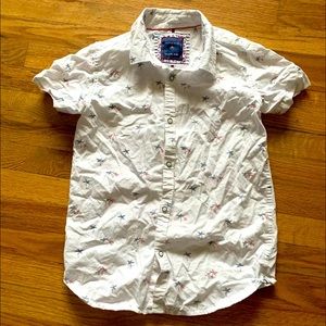 Cactus Boys Americana Palm Trees size 13/14 Button Up